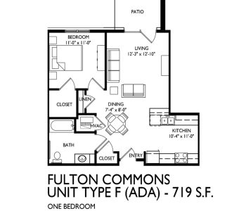 fulton apartments floor plans, fulton commons